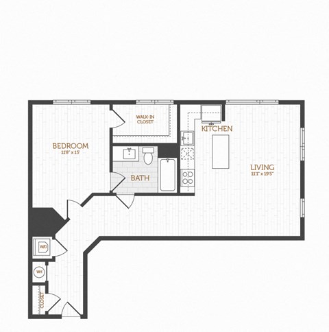 a floor plan of a house with a loft